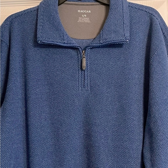 Men’s Haggar 1/4 Zip Pullover (large) - Picture 2 of 6